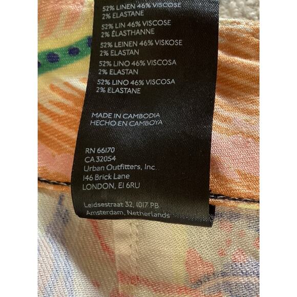 Anthropologie x Sarah Gordon, Colette Wide Leg Crop Pants - Size 30 - Resortwear - Picture 10 of 10